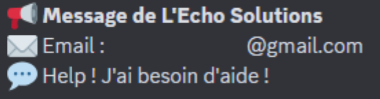 Capture d'écran de l'alerte sur Discord